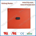 Electric silicone heating pad for communication equipment